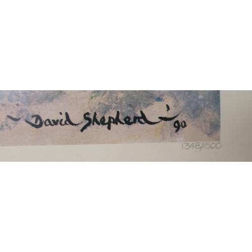 215 - L/E signed David Shepherd print - The Sentinel