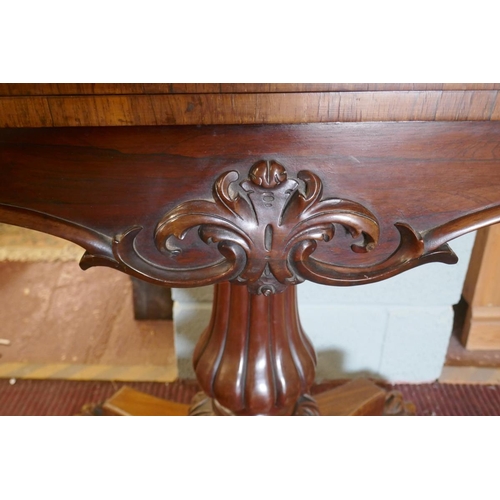 247 - Regency Rosewood card table