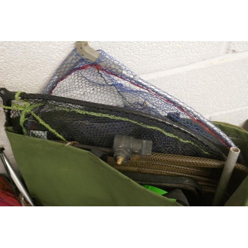 251 - Large collection of fishing equipment to include fly fishing