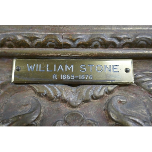 292 - William Stone - Small oil in ornate gilt frame