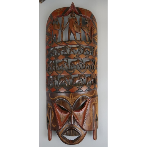 297 - 4 tribal carvings