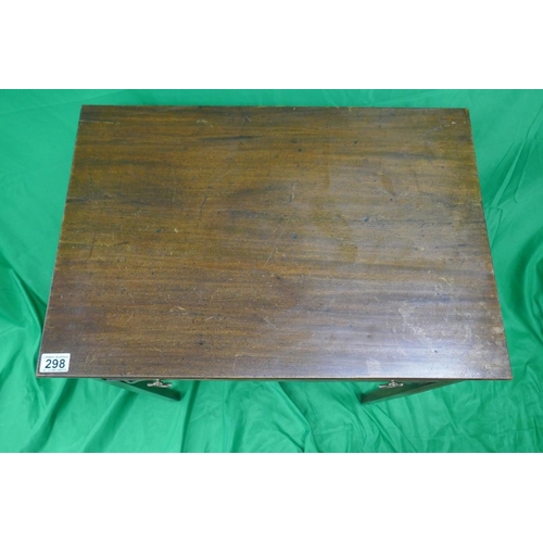 298 - Mahogany side table