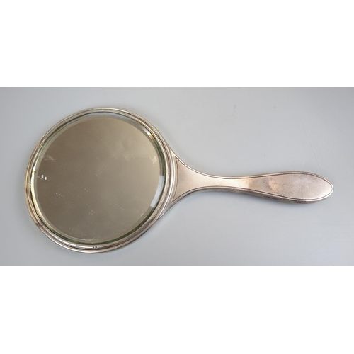 3 - Hallmarked silver vanity mirror - Mappin & Webb