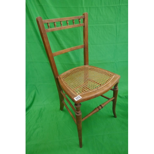 375 - Bergère seater bedroom chair