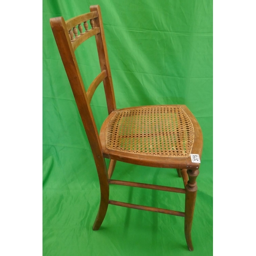 375 - Bergère seater bedroom chair