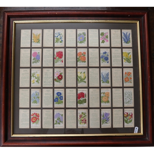 211 - 3 framed silk cigarette card collections