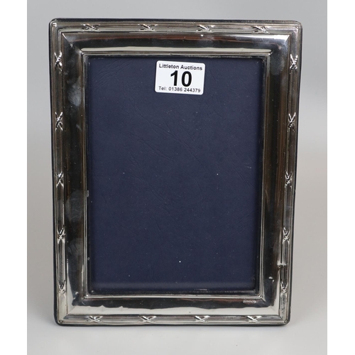 10 - Hallmarked silver picture frame
