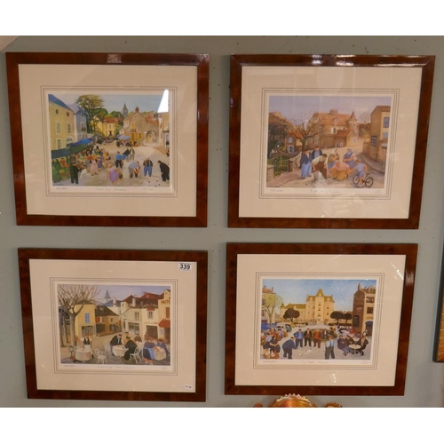 339 - Set of four M M Loxton L/E signed prints