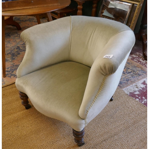 345 - Victorian tub chair