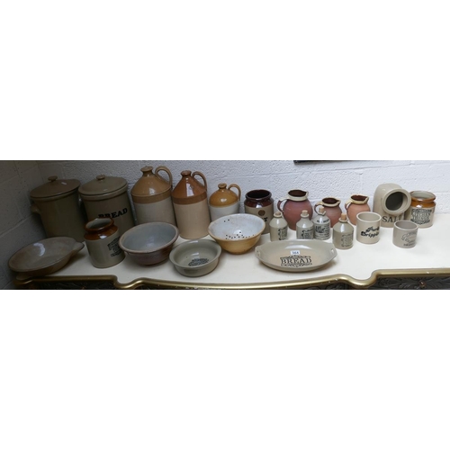 364 - Collection of stoneware to include Doulton Lambeth