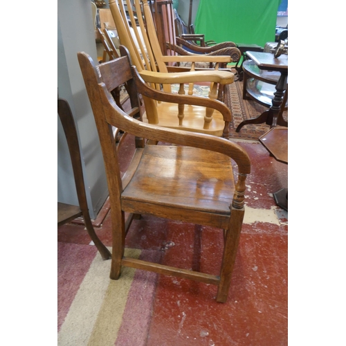 402 - Antique elm armchair