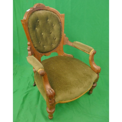 416 - Antique armchair