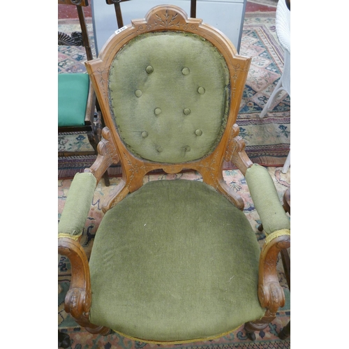 416 - Antique armchair