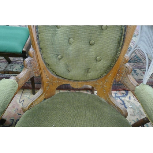 416 - Antique armchair