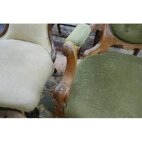 416 - Antique armchair