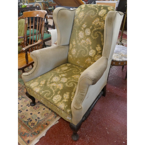 418 - Wingback armchair