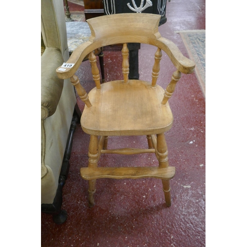 419 - Childs high chair