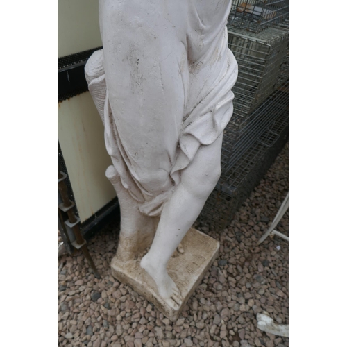 439 - Large stone figure of lady - Approx H: 140cm