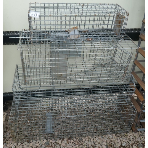 441 - Collection of animal traps