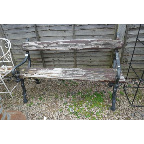 446 - Interesting metal garden bench