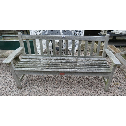 461 - Teak garden bench