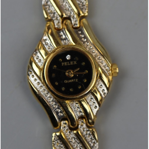 66 - Collection of costume jewellery & watches etc to include Raymond Dior watch