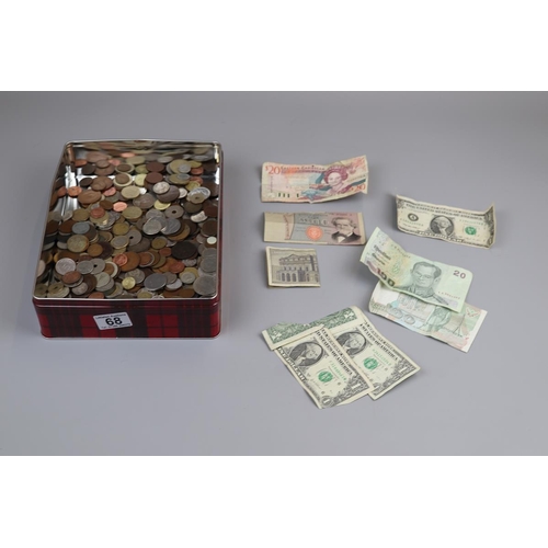 68 - Collection of coins and notes - All World