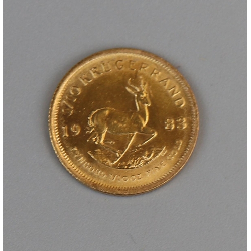 72 - 1/10 Krugerrand - 1983