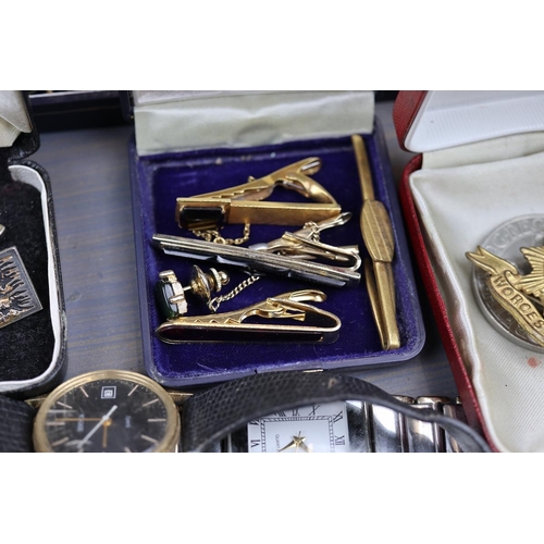 74 - Collectables to include watches, pocketknives, cufflinks etc