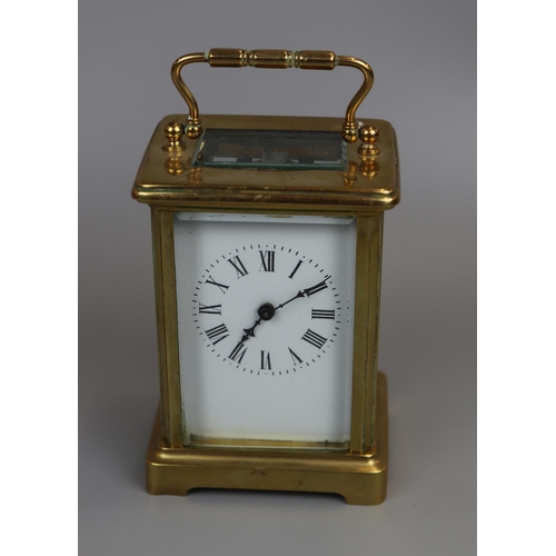 77 - Brass carriage clock