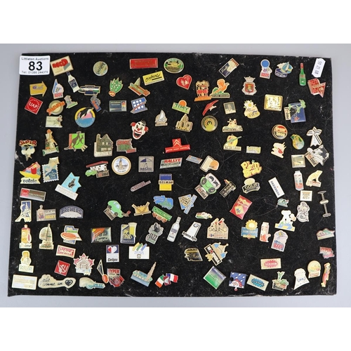 83 - Large collection of pin badges to include early examples