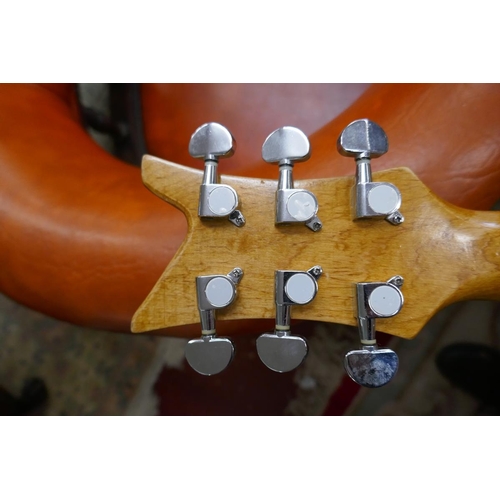 227 - Collection of six electric guitars together with amp & metronome