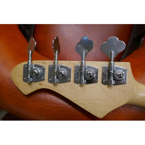 227 - Collection of six electric guitars together with amp & metronome