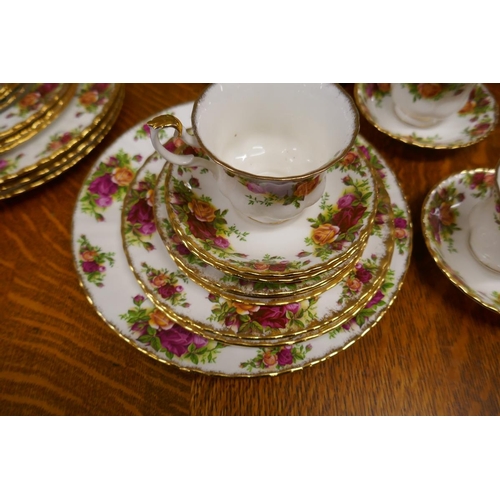 240 - Royal Albert Old Country Roses tea set