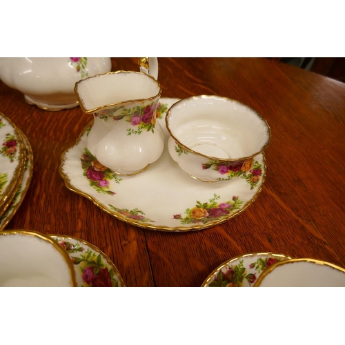 240 - Royal Albert Old Country Roses tea set