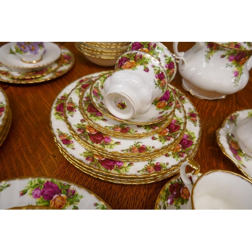 240 - Royal Albert Old Country Roses tea set