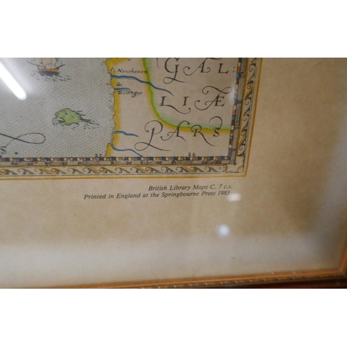 241 - 2 framed maps