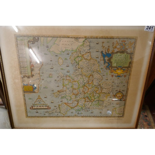 241 - 2 framed maps