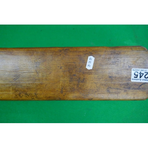 245 - Mike Smith autograph cricket bat