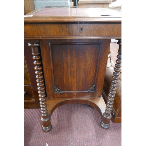 250 - Early Victorian rosewood Davenport