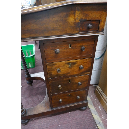 250 - Early Victorian rosewood Davenport