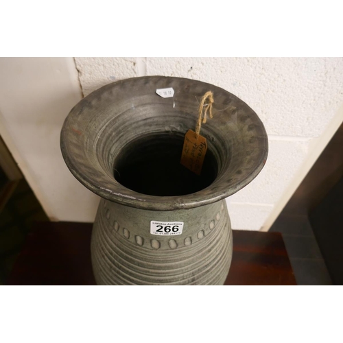 266 - Large terracotta plant pot - Approx H: 49cm