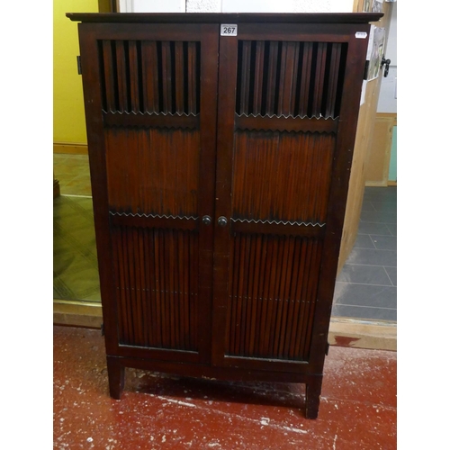 267 - Unusual cabinet - Approx size: W: 74cm D: 38cm H: 122cm