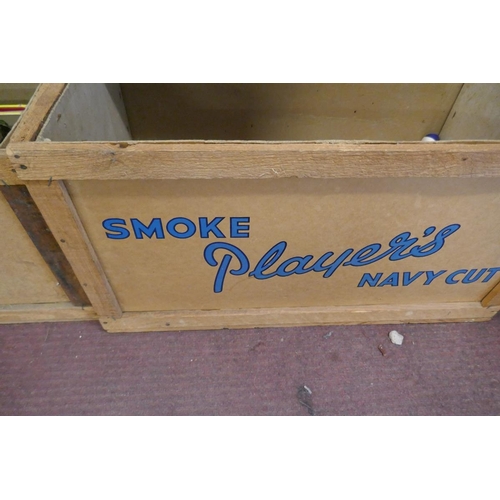 272 - 2 Players cigarette crates and contents