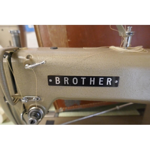 274 - 2 sewing machines to include industrial Brother