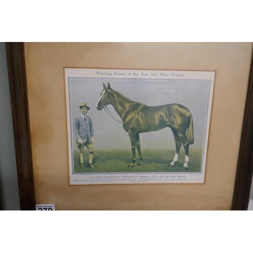 279 - Pair of horse racing prints