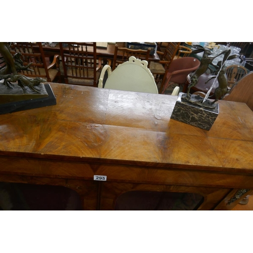 295 - Large French inlaid peer cabinet with ormolu mounts - Approx size: W: 114cm D: 35cm H: 143cm