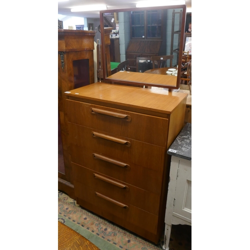 298 - Mid-century dressing chest