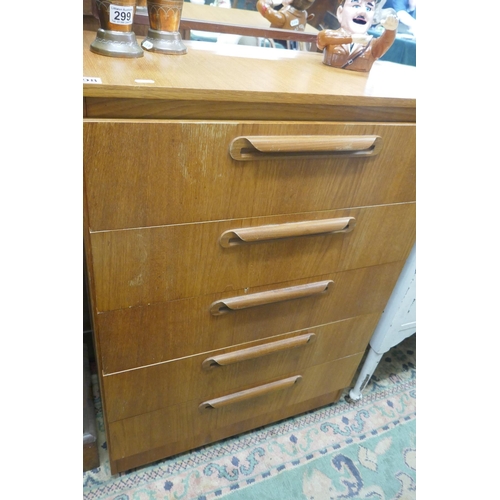 298 - Mid-century dressing chest