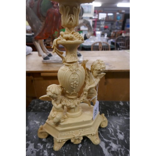 302 - Unusual ornament depicting cherubs - Approx H: 39cm